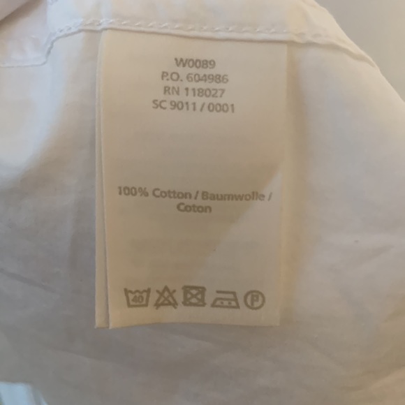 Boden white button front blouse - size 12 - Picture 4 of 4